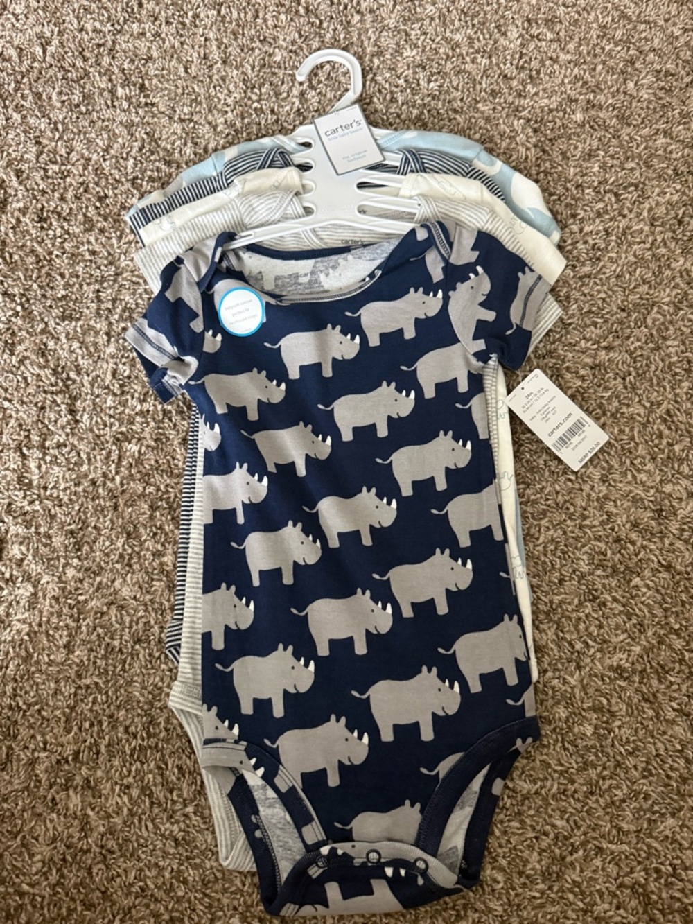 Carter's 5- pack Baby Onesies Set size 24 months